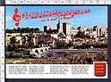 M6377 AVIGNON LE PALAIS DES PAPES LE PONT ST BENEZET ET SA CHANSON MUSIC Viaggiata SB